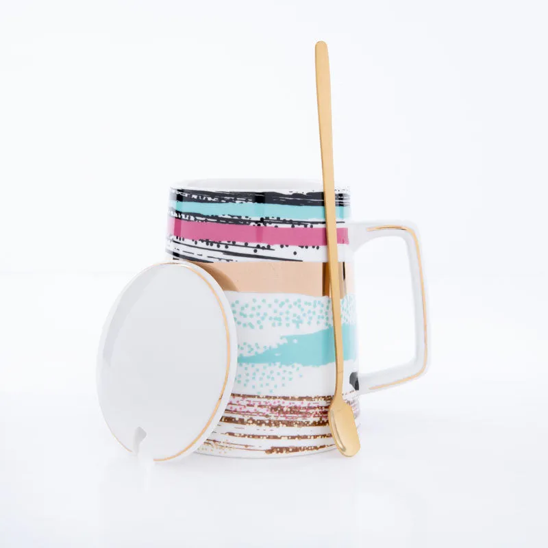 Embry Ceramic Coffee Mug (450 mL) - Two Piece Set media 4