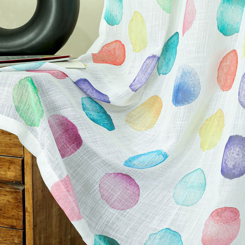 Mistura Linen Texture Sheer Curtain - Set Of Two media 6