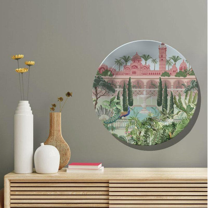 Peacock Charm Wall Plate