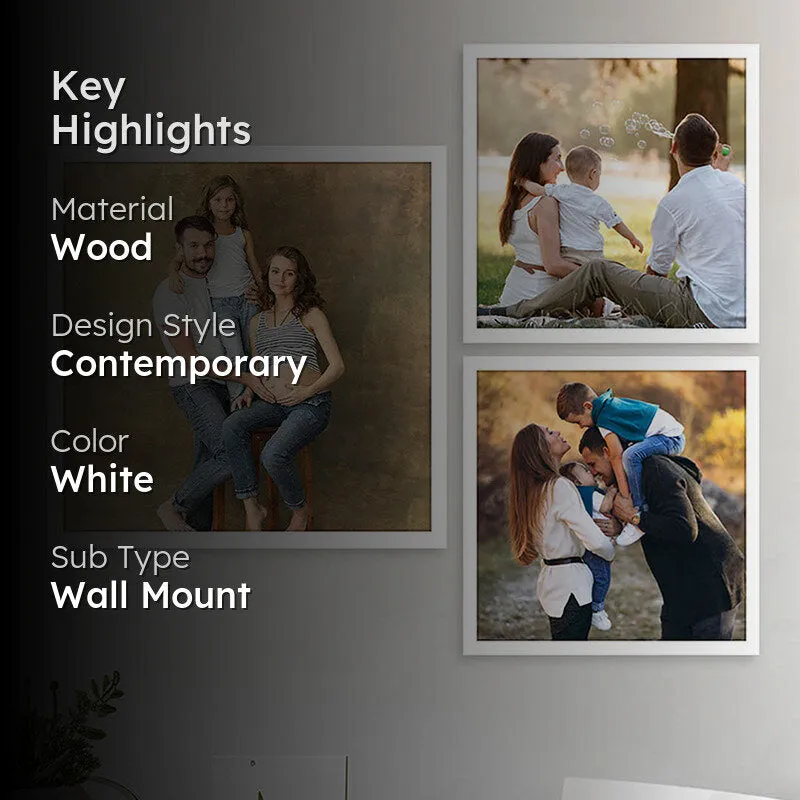 Eduard Photo Frame (White) - Set Of Three media 2
