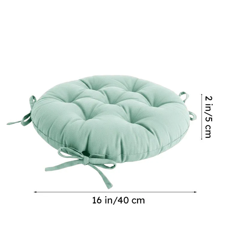 Nestpad Cotton Chair Pad (Sage Green) - Set Of Four media 5