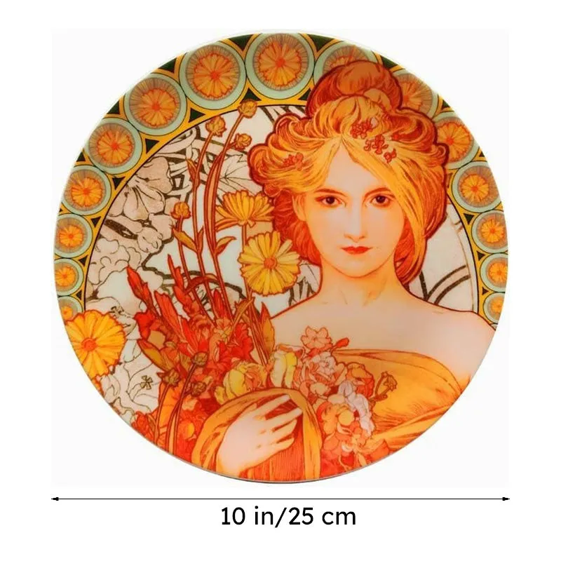 Fantasy by Mucha Decorative Plate media 5