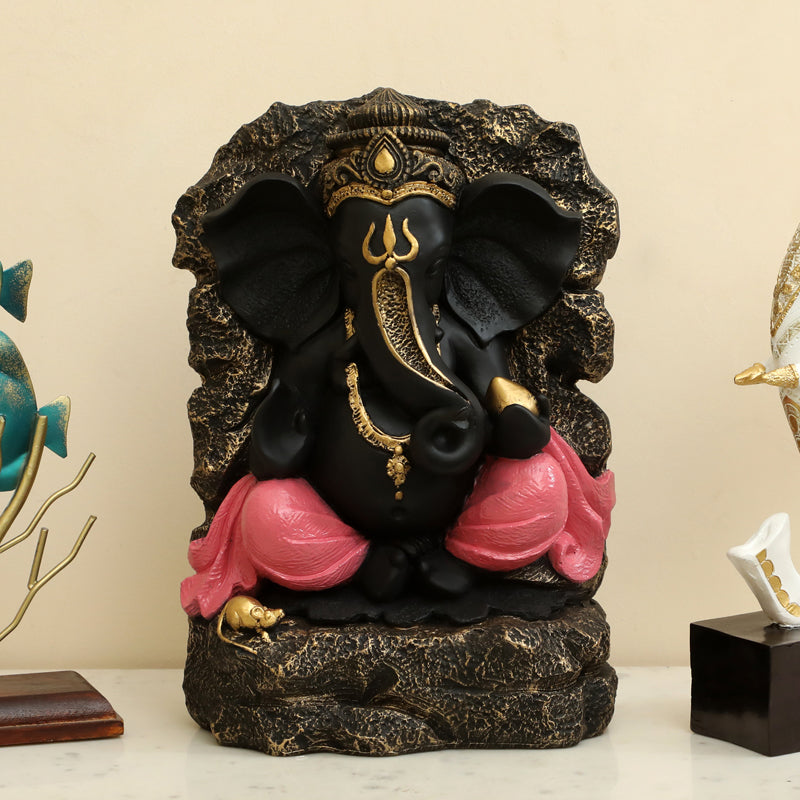 Divine Ganesha Noir Showpiece