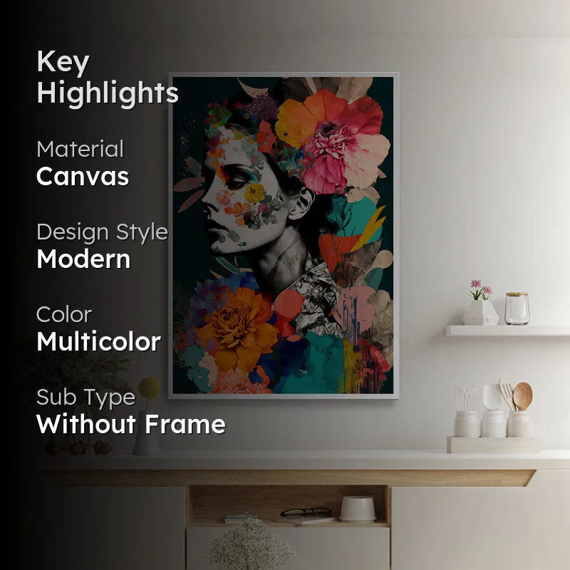 Floral Melancholy Wall Painting media 2