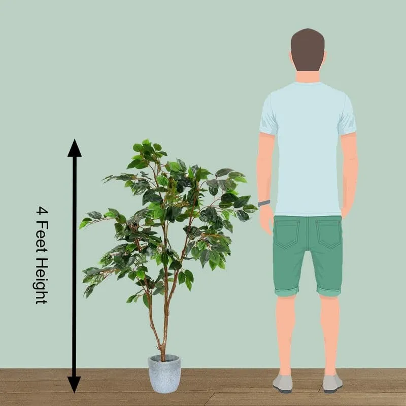 Botaniq Artificial Ficus Tree - 4 Feet media 6