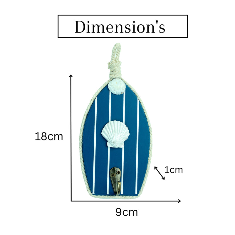 Shell Keeper Wood Wall Hook media 5