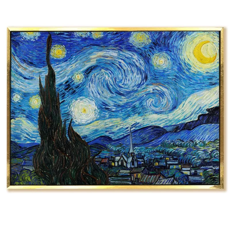Celestial Whirl Canvas Wall Painting With Frame media 3