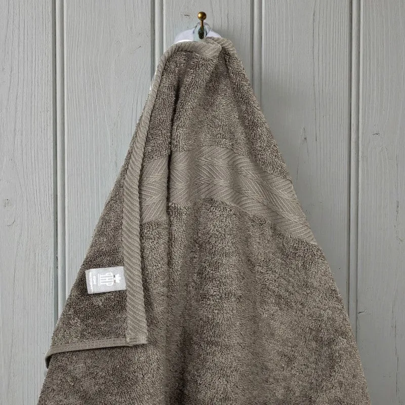 PlushAura Cotton Hand Towel (Brown) - Set Of Two media 4