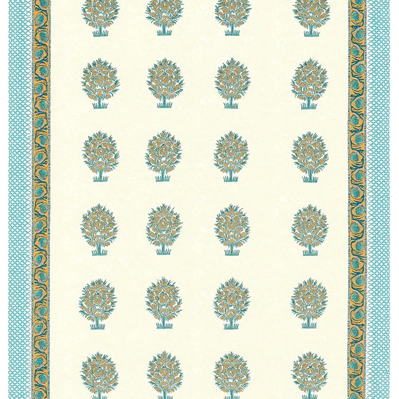 Anargha Cotton Bedsheet (Light Blue) - 180 TC media 4
