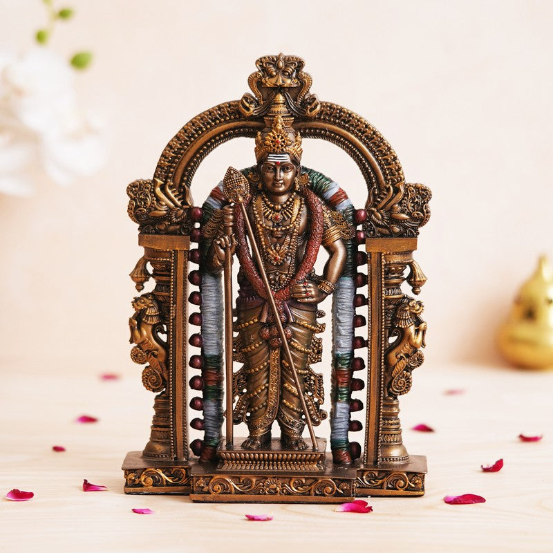 Vel Murugan Majesty Brass Idol