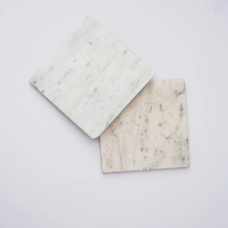 Bruna Square Marble Coaster - Set Of Two media 4