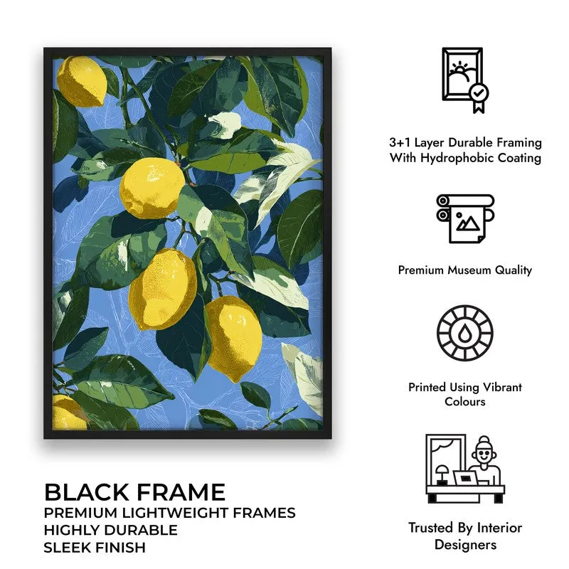Tropical Vibes Canvas Wall Painting - Black Frame media 9