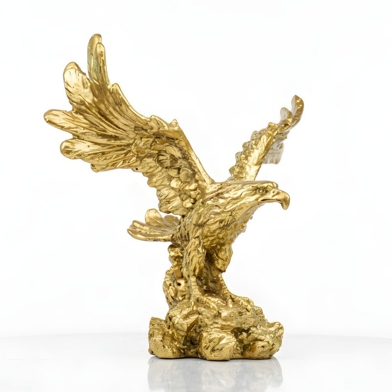 Skyward Majesty Eagle Showpiece - Gold media 3
