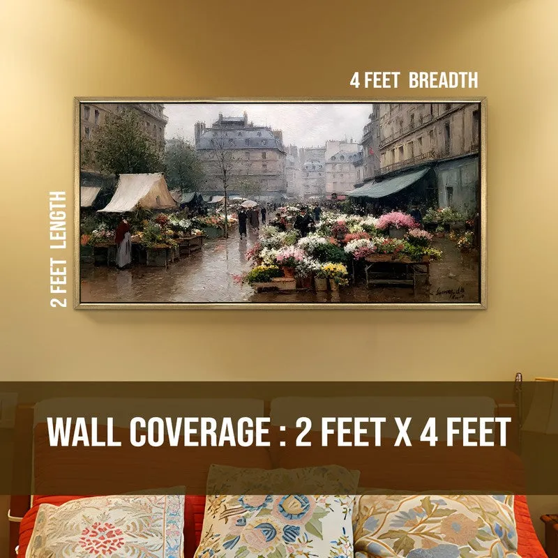 European Flower Stall Street Wall Art media 8