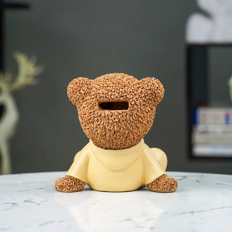 Decorative Teddy Bear Showpiece -Brown media 7