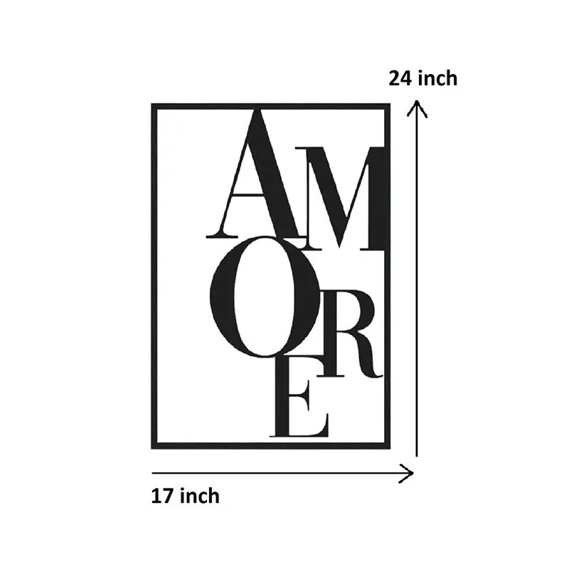 Amore Black Iron Wall Accent media 5