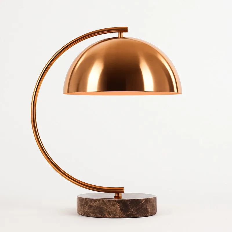 Arc Elegance Metal Table Lamp - Copper media 3