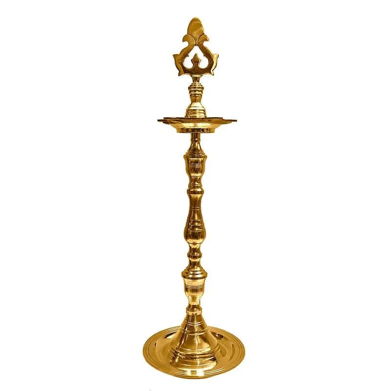 Vibha Brass Lamp - Large media 1