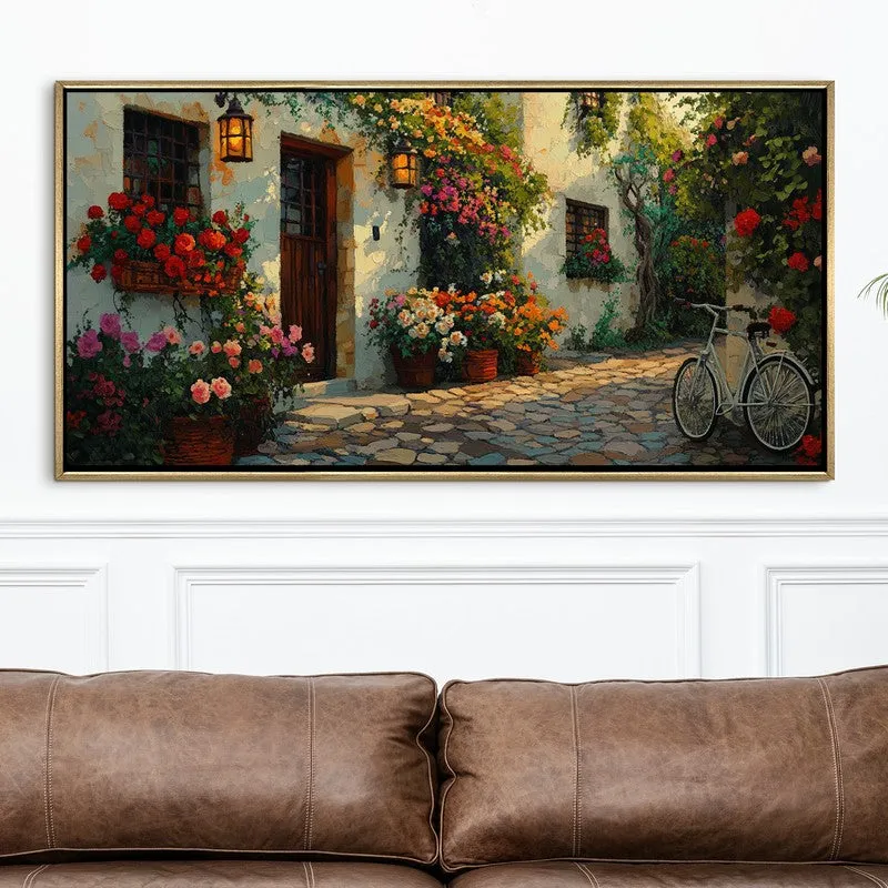 Enduring Charm Canvas Wall Painting With Frame media 4