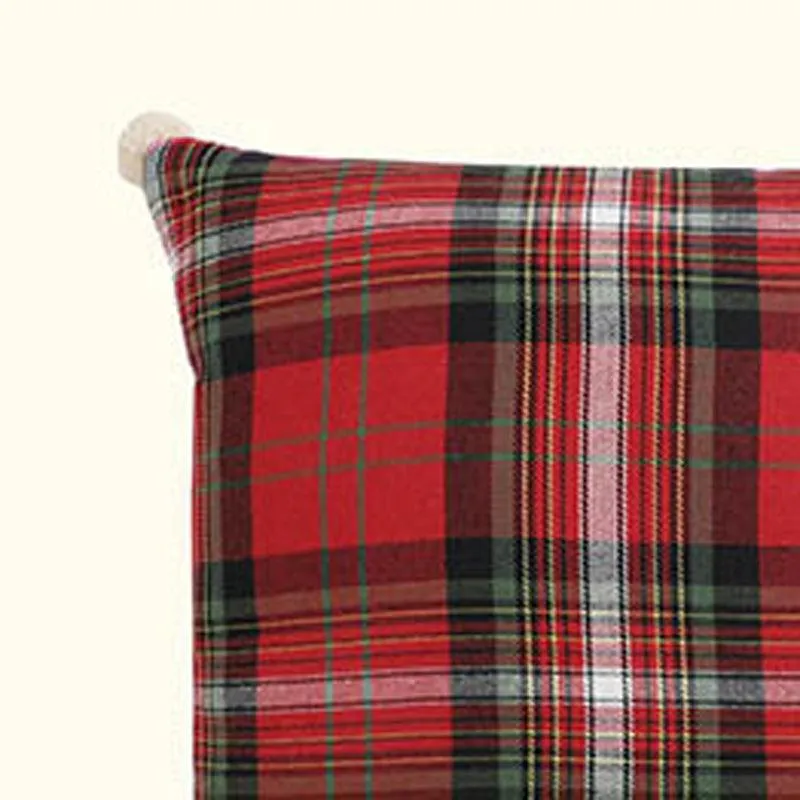 Modern Tartan Woven Cotton Cushion Cover - Set Of Two media 4