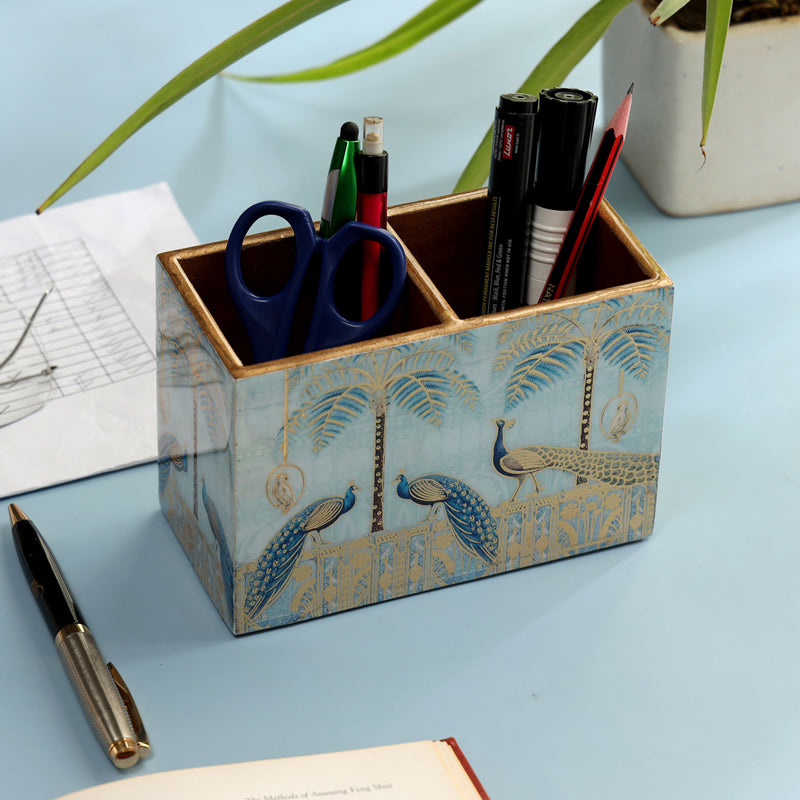 Mayura Neela Double Sectioned Cutlery Stand media 4