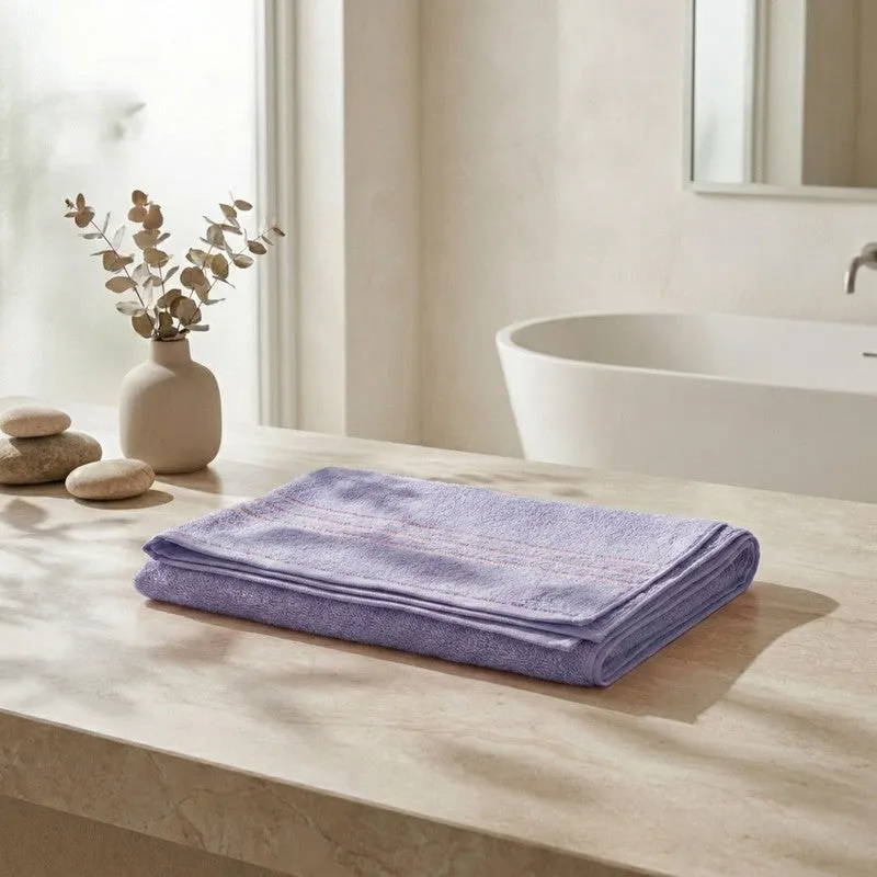 Monte Carlo Clean Wrap Pure Cotton Bath Towel - Lavender media 1
