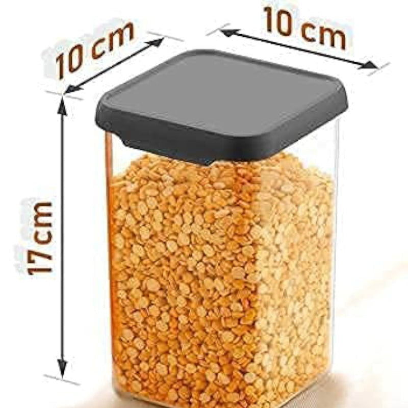 Asto Airtight Container (1100 mL Each) - Set Of Eight media 8