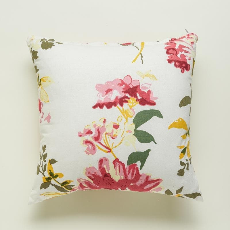 Issa Floral Cotton Cushion Cover - Set Of Five media 3
