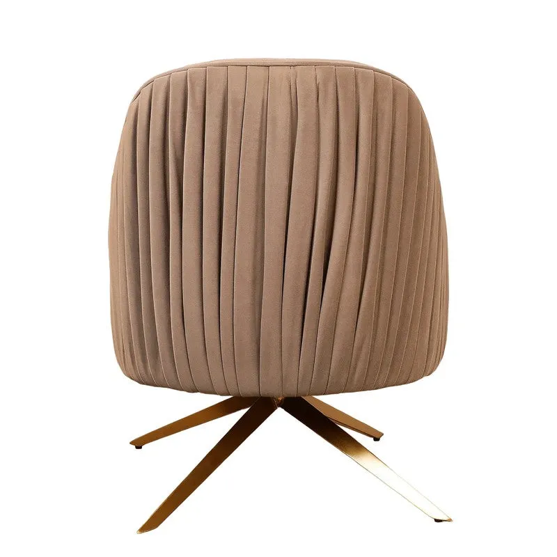 Vyntra Neem Wood Accent Chair - Brown media 5