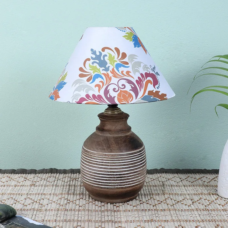 Nordlys Enso Printed Mango Wood Table Lamp - Multicolor media 3