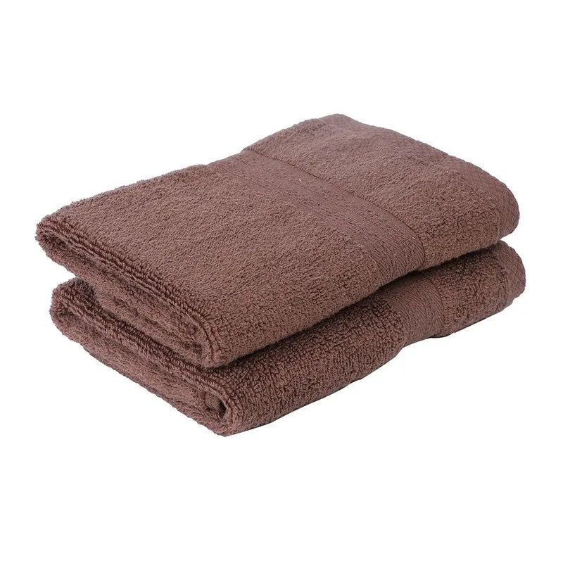 Astra Solids Towel Set (Brown,Grey) Fourteen Piece Set media 4