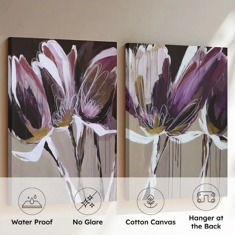 Jade Tulip Wall Art - Set of Two media 6