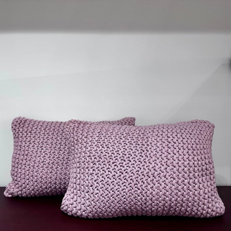 Zenvia Cushion Cover (Pink) - Set Of Two media 3