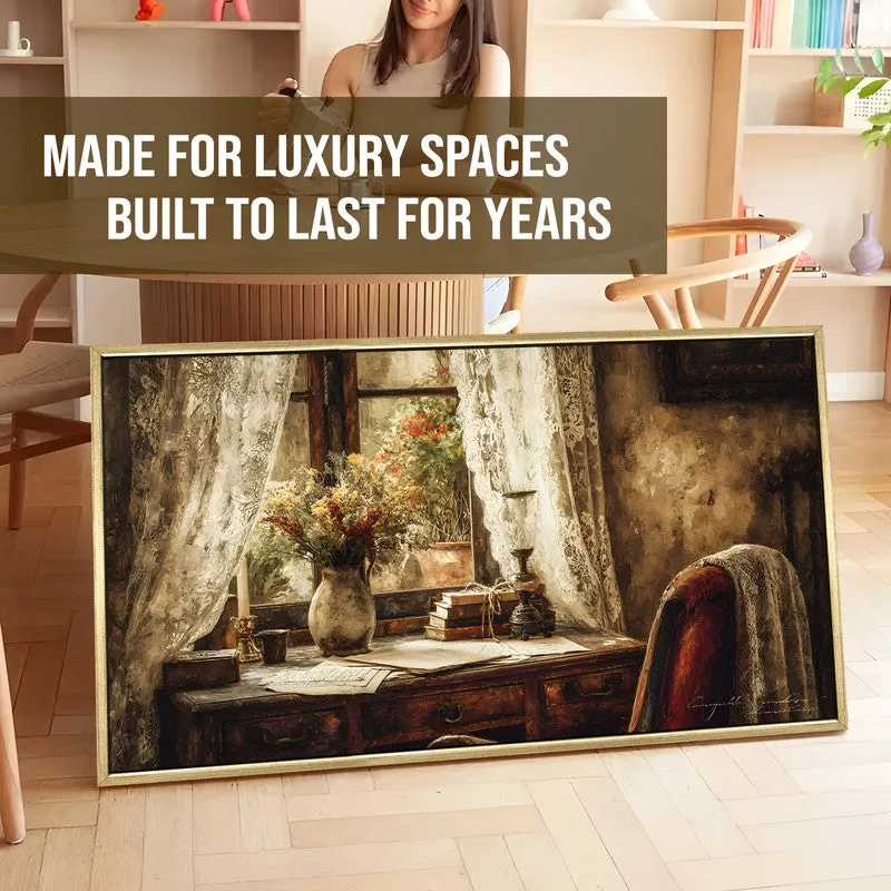 Intimate Candlelit Outlook Vintage Wall Art media 5
