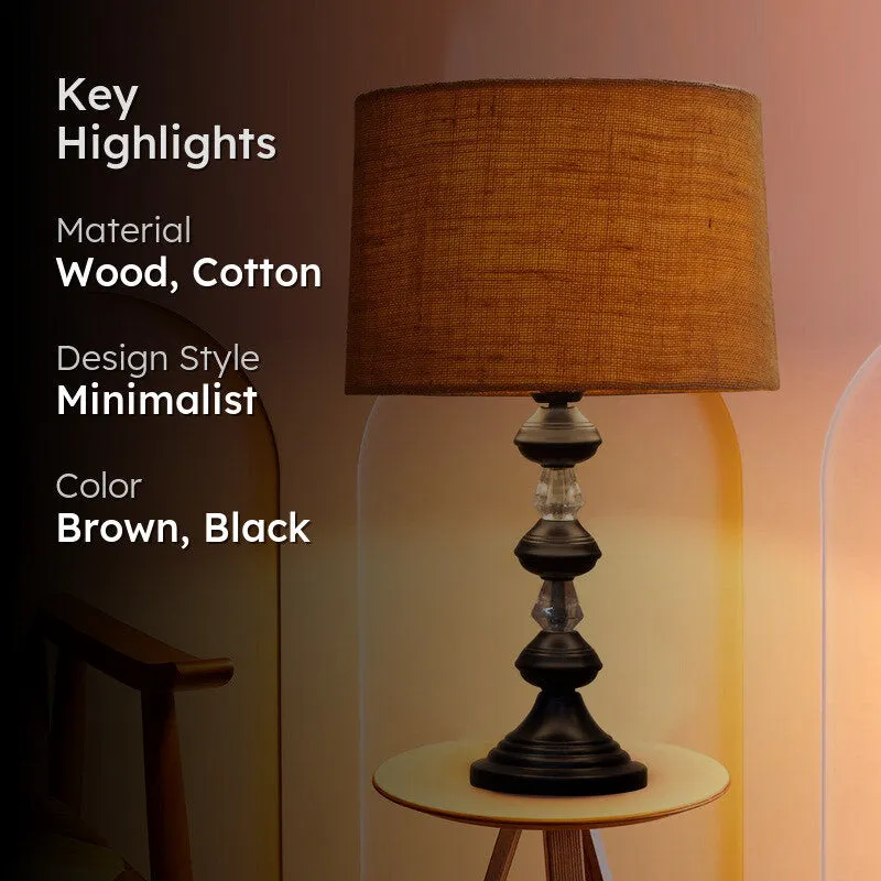GraceFlare Metal Table Lamp - Brown media 2
