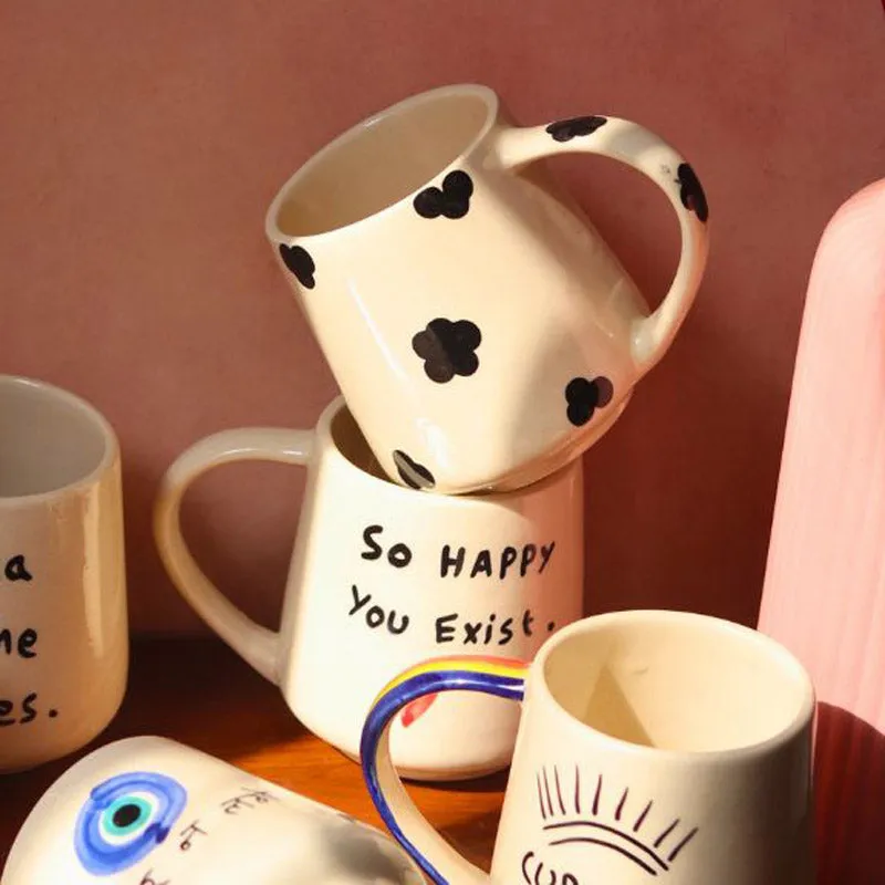 Tea Ceramic Coffee Mug (250 mL Each) - Set of Six media 4