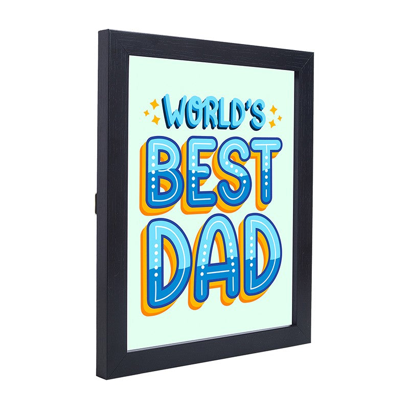 Worlds Best Dad Wall Art media 4