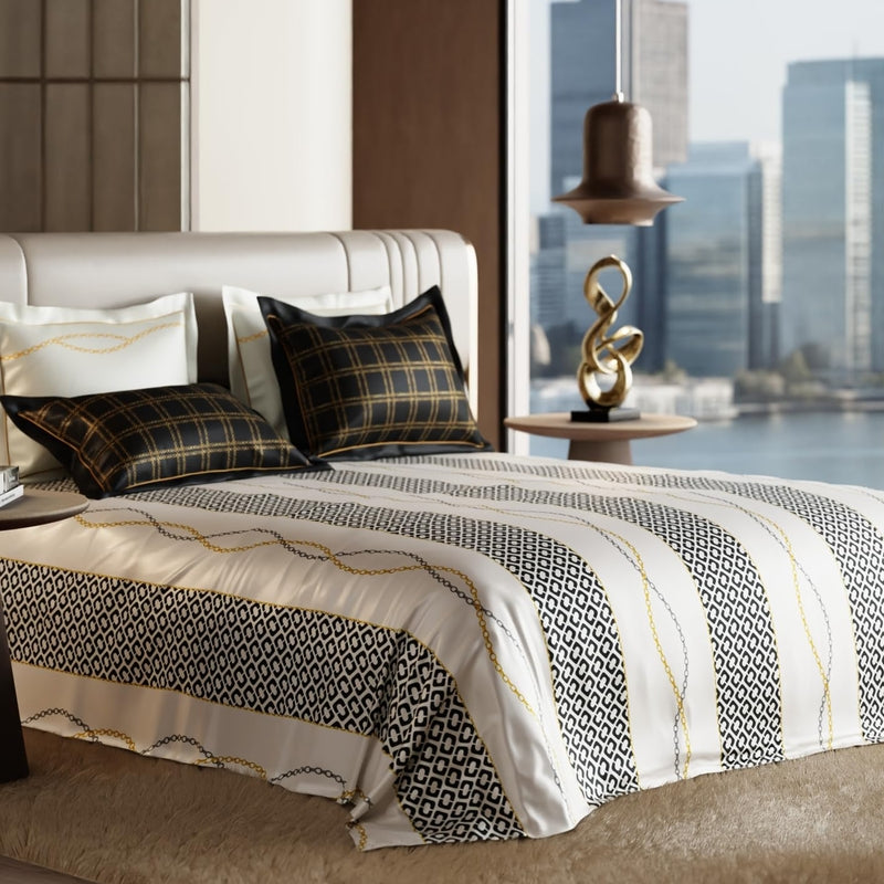 Couture Crescendo Satin Bedsheets - 150 GSM