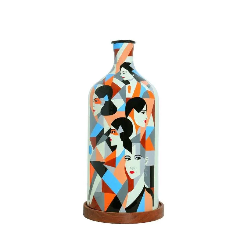 Feminine Phase Hand Painted Floor Lamp media 4