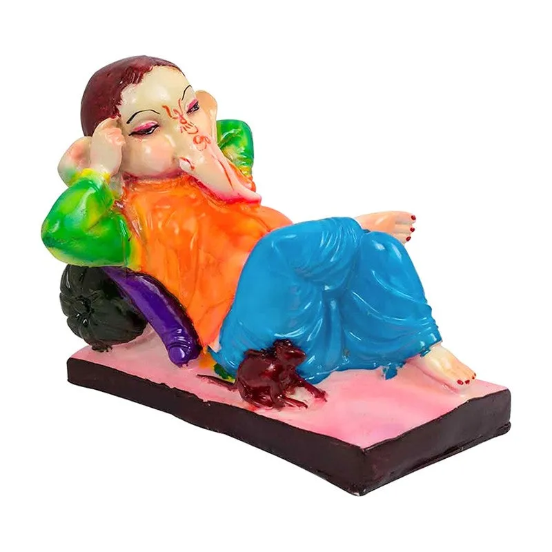 Ganesha Repose Handcrafted Showpiece media 4