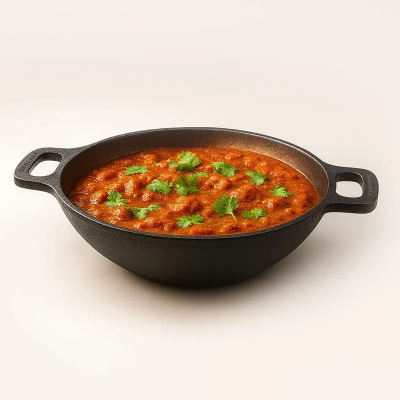 Solara Brewora Cast Iron Kadhai Without Lid - 2300 mL/10 Inch media 3