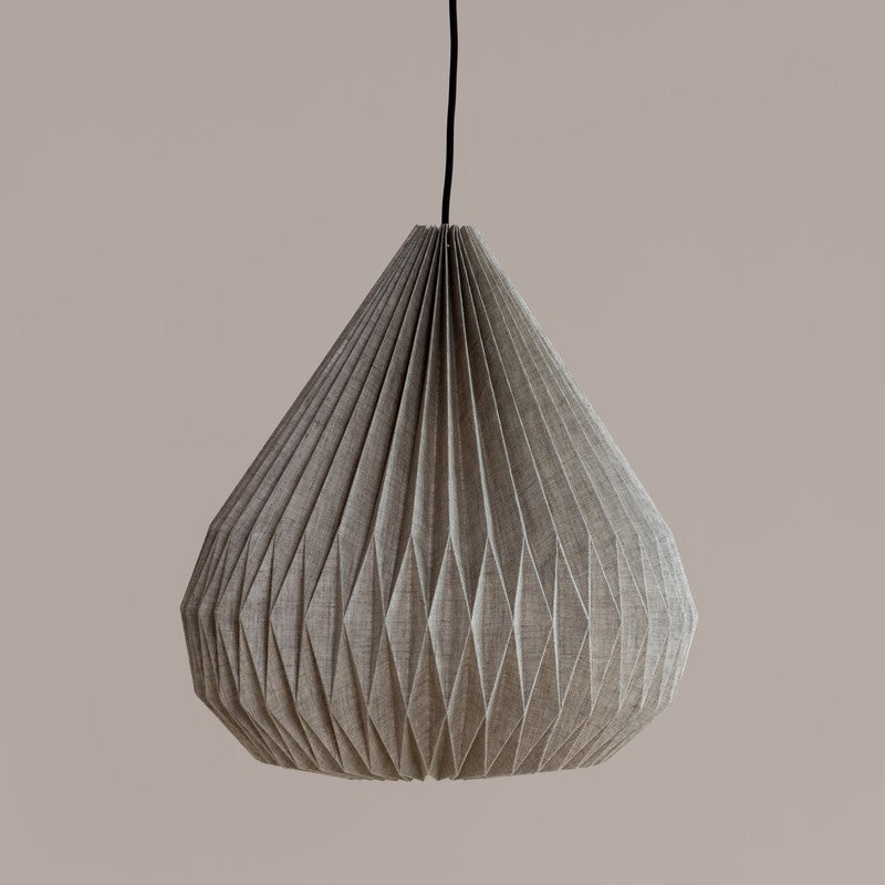 Fig Living Dome Pendant Fabric Ceiling Lamp - Ivory media 4