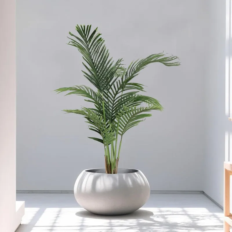 ArtiGreen Artificial Areca Plant With Black Plastic Pot - 4.1 Feet media 5