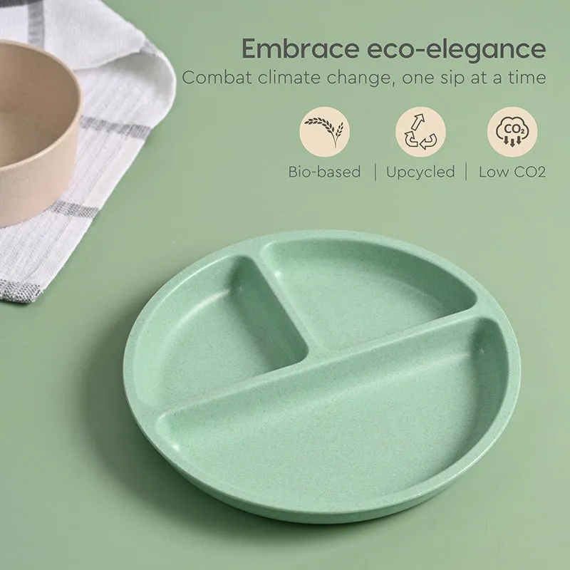 Earth Isle Sectioned Dinner Plate - Set Of Four media 3