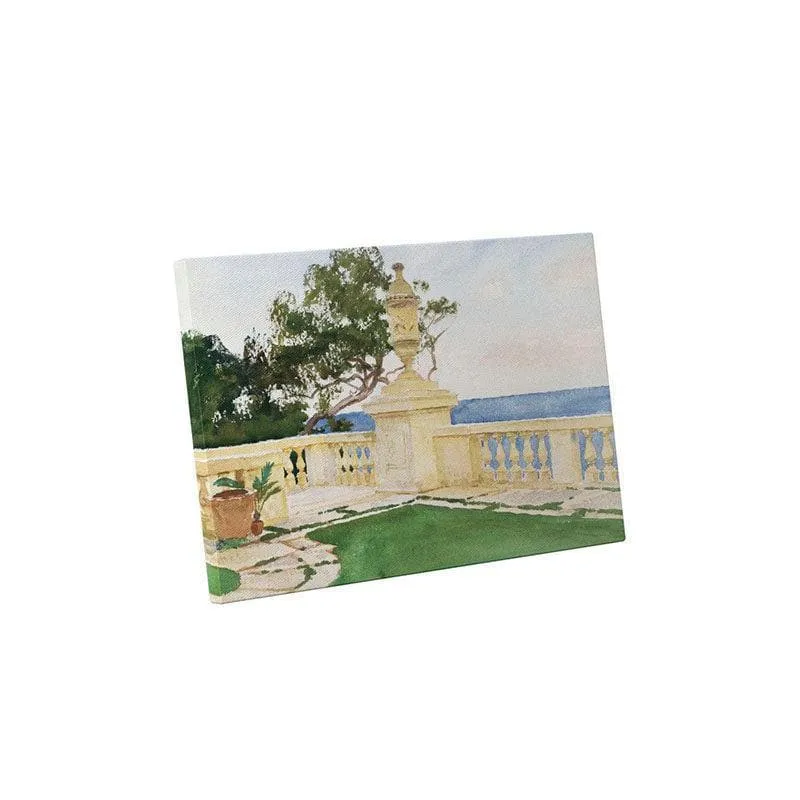 Terrace Vizcaya Canvas Wall Painting - Gallery Wrap media 3