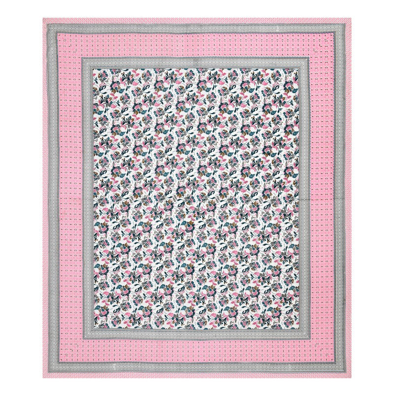 ModernNest Cotton Bedsheet (Pink) - 144 TC media 4