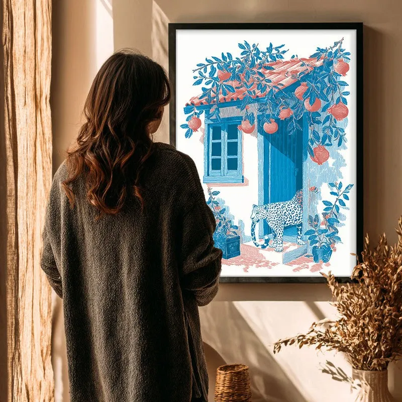 Orchard Whim Canvas Wall Painting - Black Frame media 5