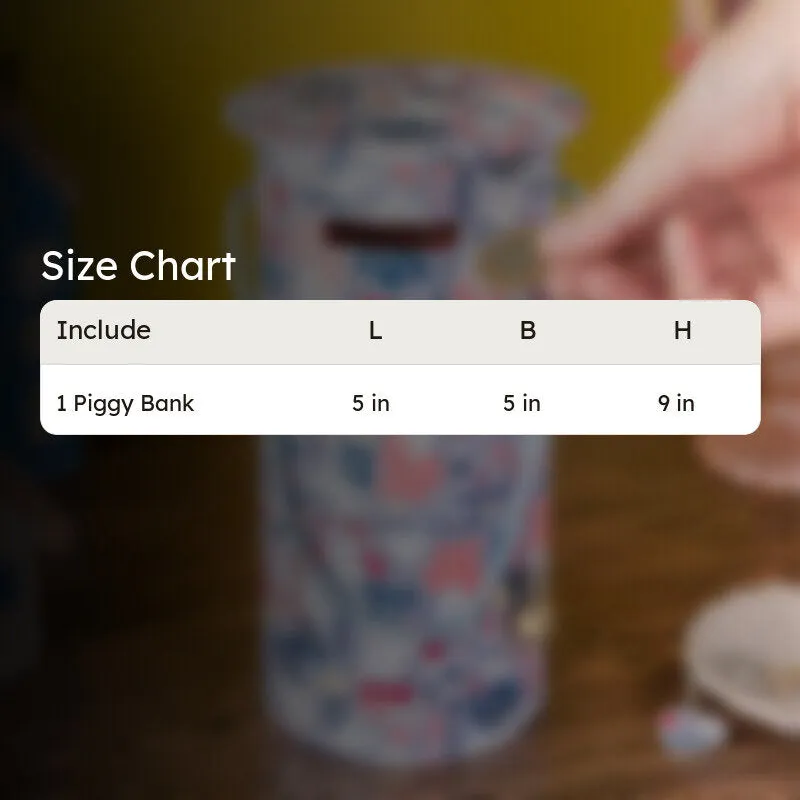Fleur Fund Paper & Leather Piggy Bank media 8