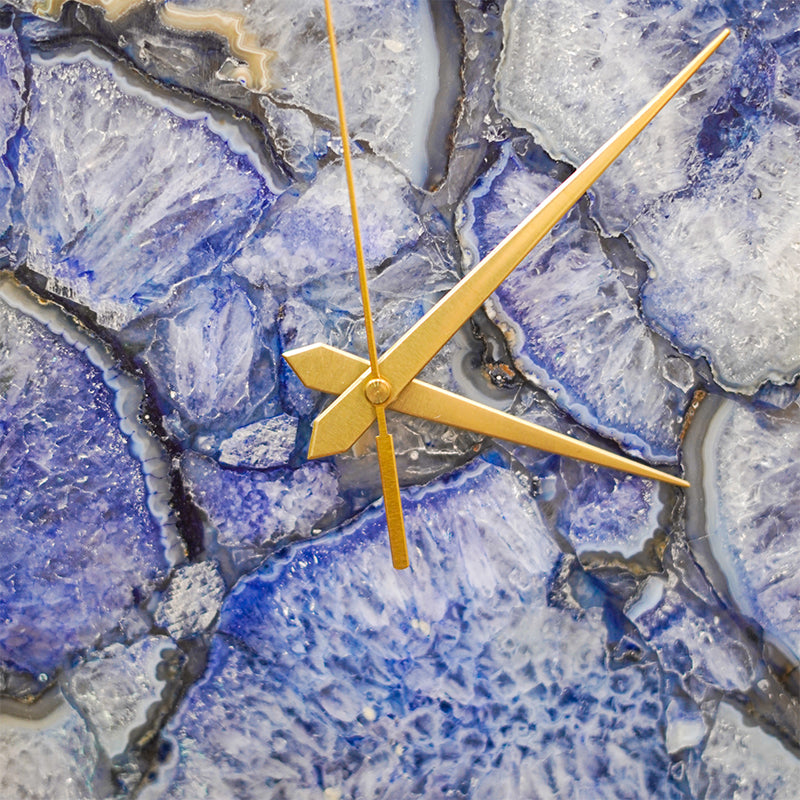 Andora Agate Wall Clock - Blue media 4