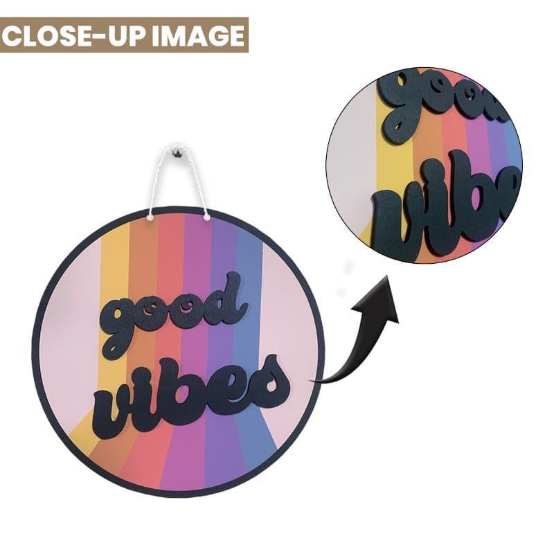 Good Vibes MDF Wall Accent - Rainbow media 4